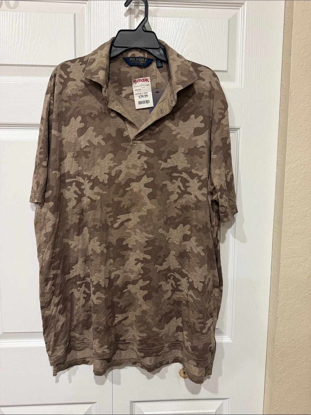 Polo by Ralph Lauren Brown Camo Short-Sleeve Polo Shirt